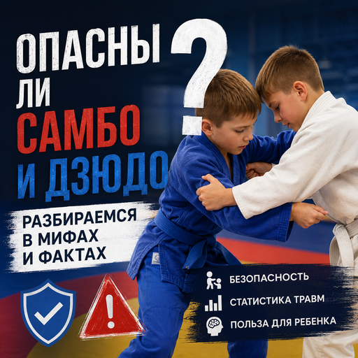Опасны ли самбо и дзюдо для детей? Разбираемся без мифов и страшилок